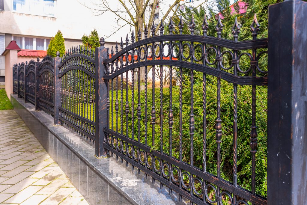 Ornamental Iron Fence installed in Shreveport, Louisiana