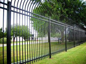 Commercial Iron Fencing installation in Shreveport, Louisiana